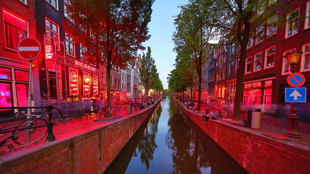 red light district